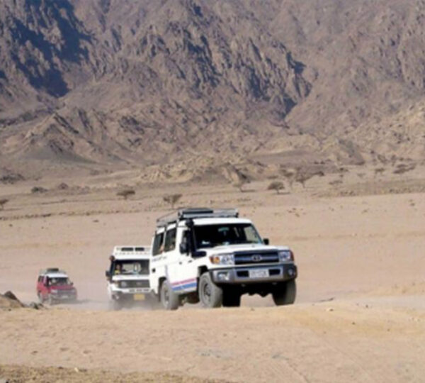 Sternbeobachtung bei einer Jeep-Safari in Hurghada .