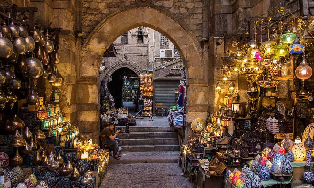 "Khan el-Khalili Basar in Kairo – Städtereisen in Ägypten
