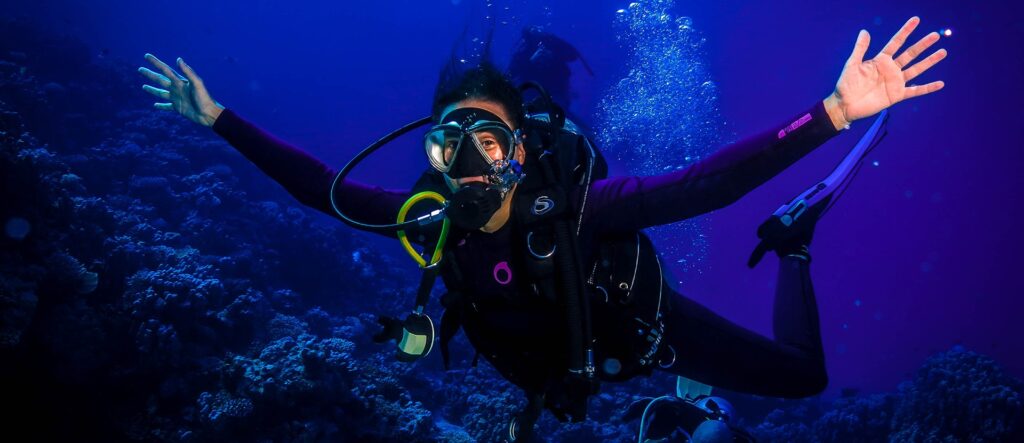 Unterwasserwelt beim Tauchen im Roten Meer